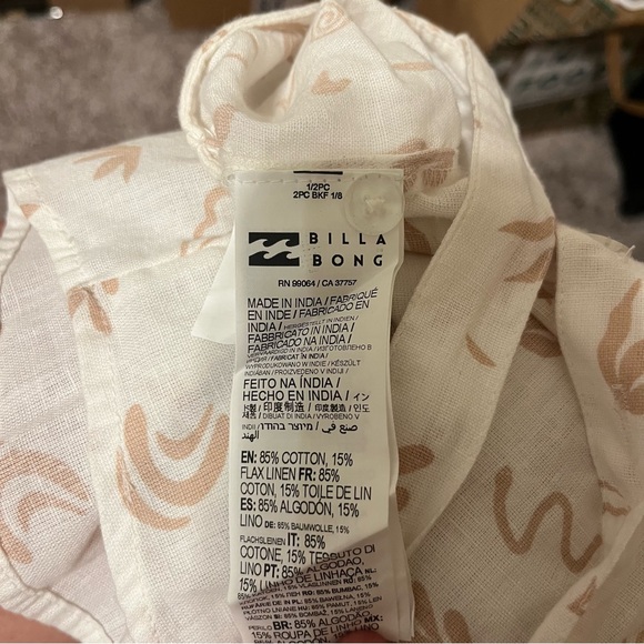 Billabong Sea Through Me Lotta Sun Crop - Picture 8 of 9